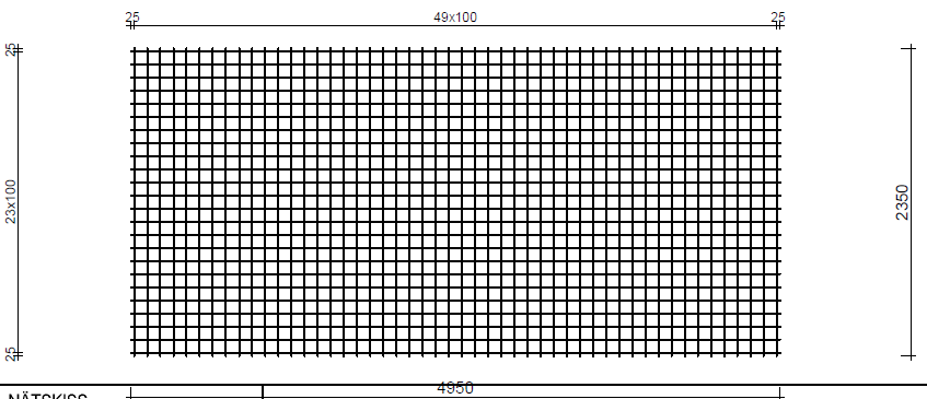 Armeringsnät 6100