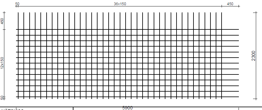 Armeringsnät 7150 Fingerskarv