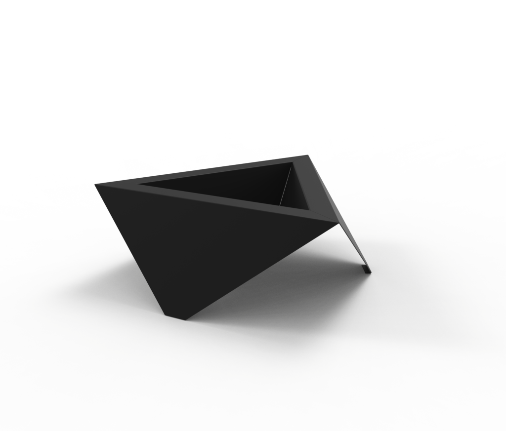 Trädgårdskamin TRIANGULAR