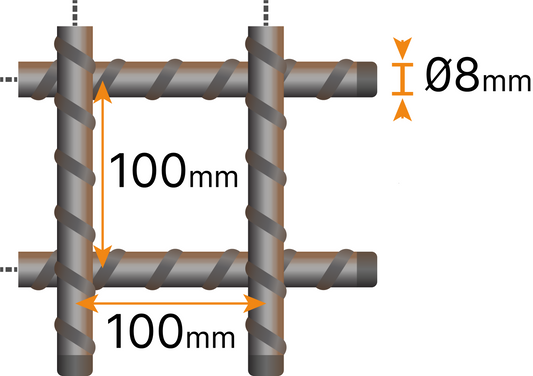 Armeringsnät 8100 Fingerskarv